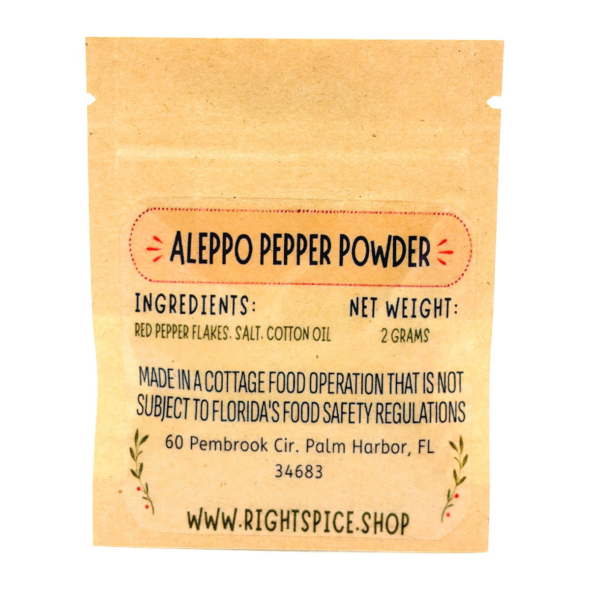 Aleppo Pepper