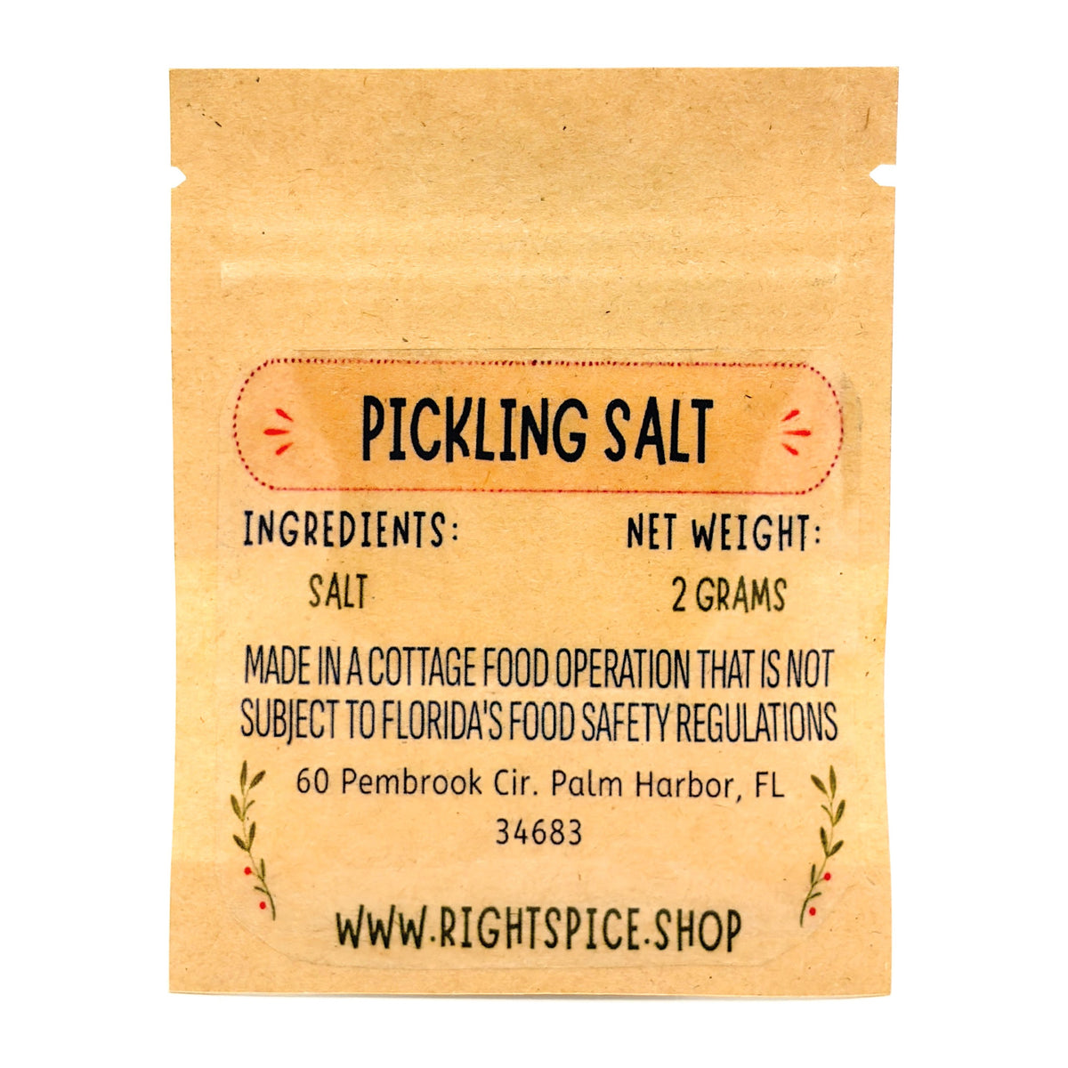 Pickling Salt
