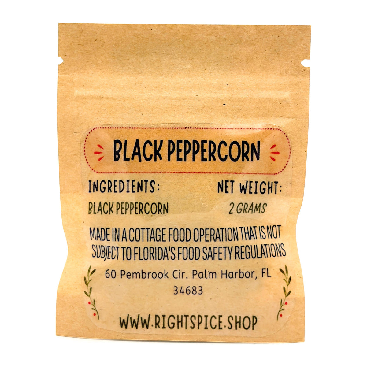 Black Peppercorn (Tellicherry)